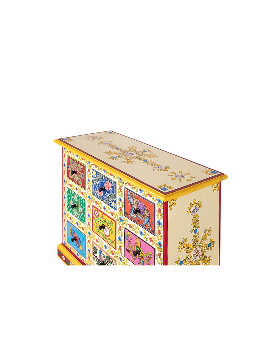 Cómoda 2263 Amarelo - Multicolorido