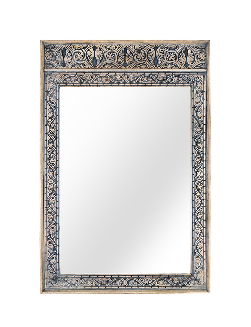 Espelho 2288 Castanho e Azul
