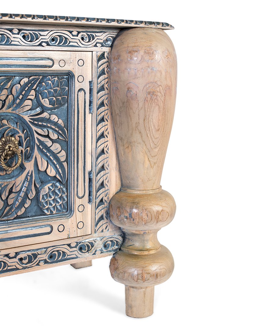 Aparador Vajillero 2293 Branco e Azul