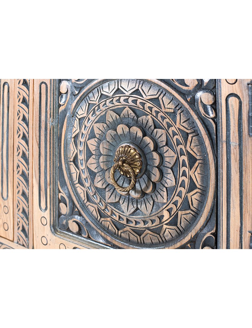 Aparador Vajillero 2293 Branco e Azul