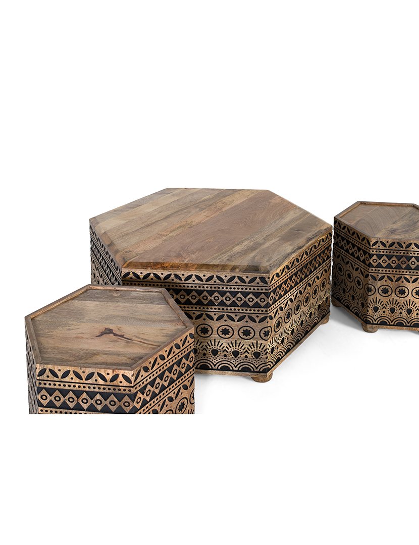 Mesa 2296 Castanho e Preto