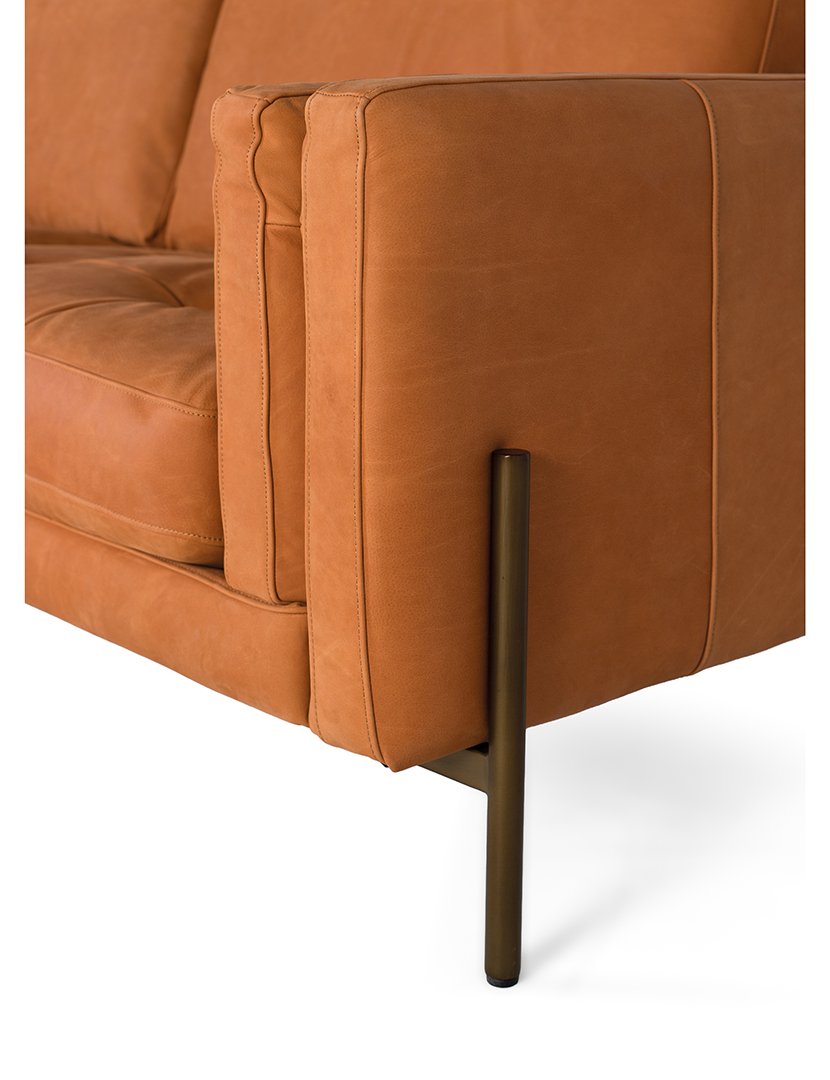 Sofá 10003 Castanho Alaranjado