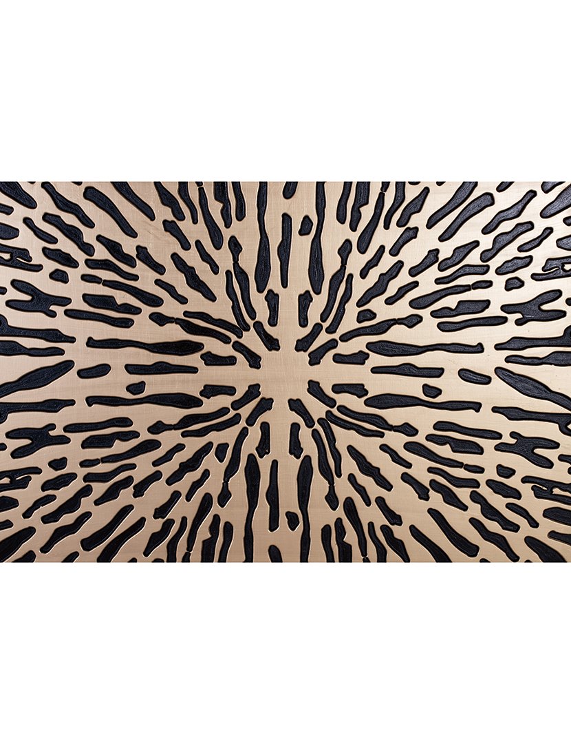 Quadro Marco 17290 Dourado e Preto