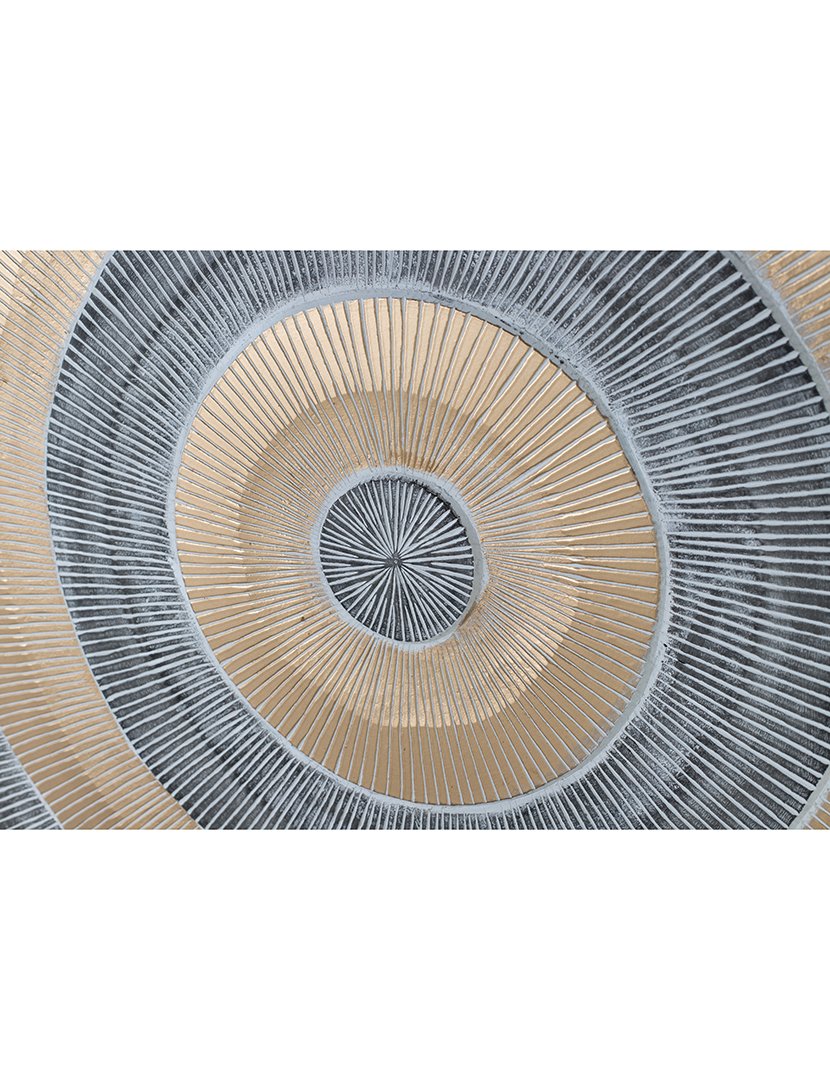 Quadro Marco 17291 Dourado e Castanho Escuro