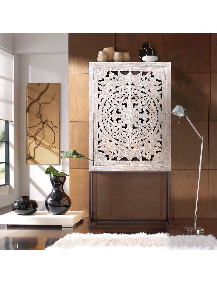 Vitrina 6900 Branco e Cinzento