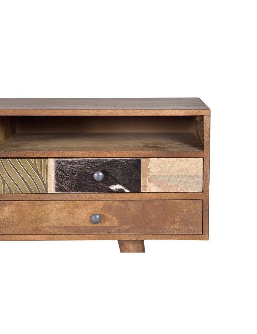 Móvel de TV - Audio 6129 Madeira Nogal Claro