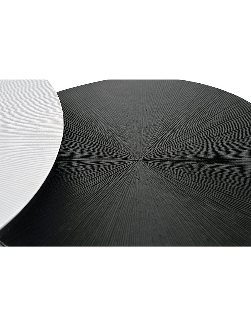 Mesa de Centro 6141 Preto e Branco