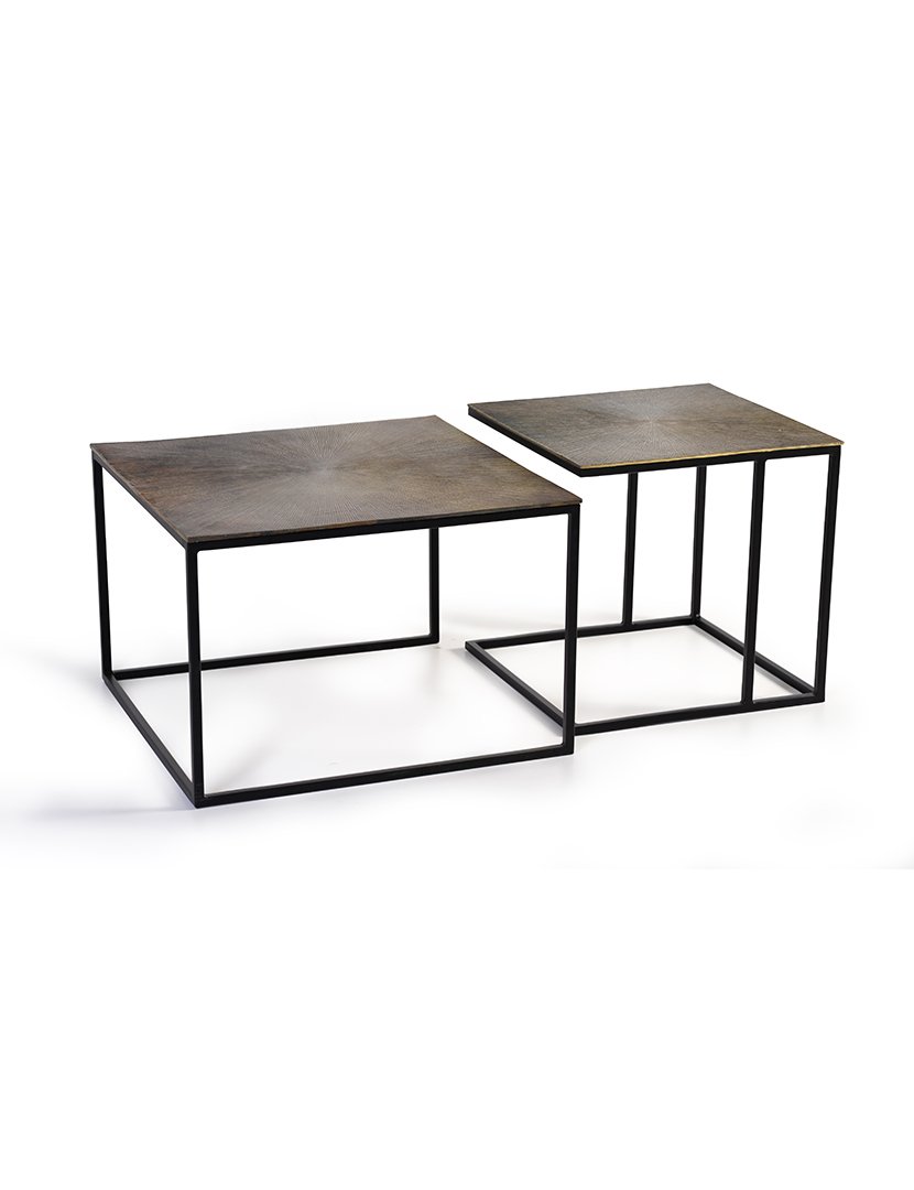 Mesa de Centro 6149 Bronze e Ferro