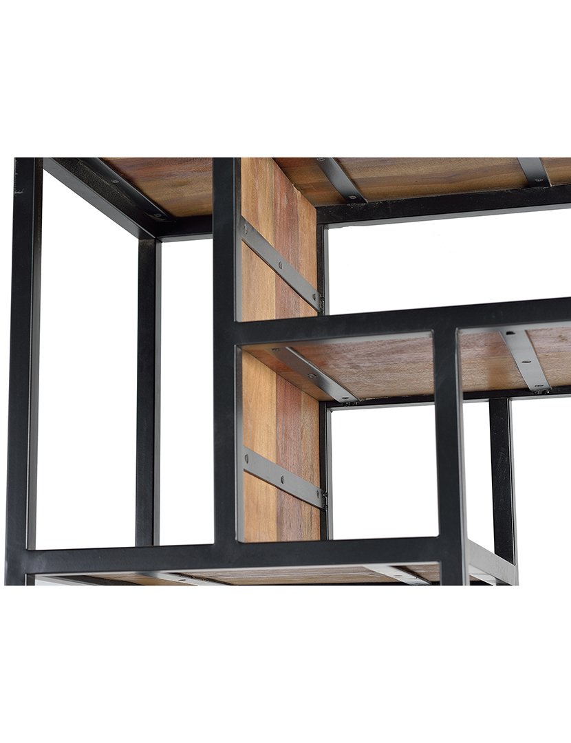 Estante 6168 Preto e Multicolorido