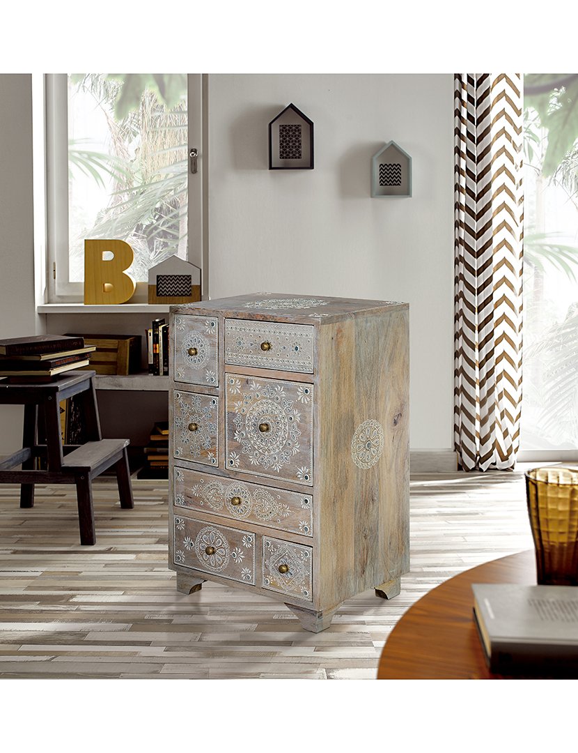 Mesa de Cabeceira 6792 Castanho