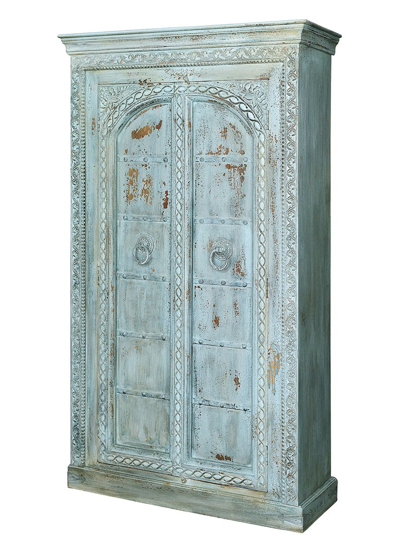 Armário 6874 Azul e Verde