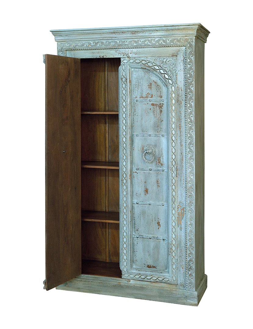 Armário 6874 Azul e Verde