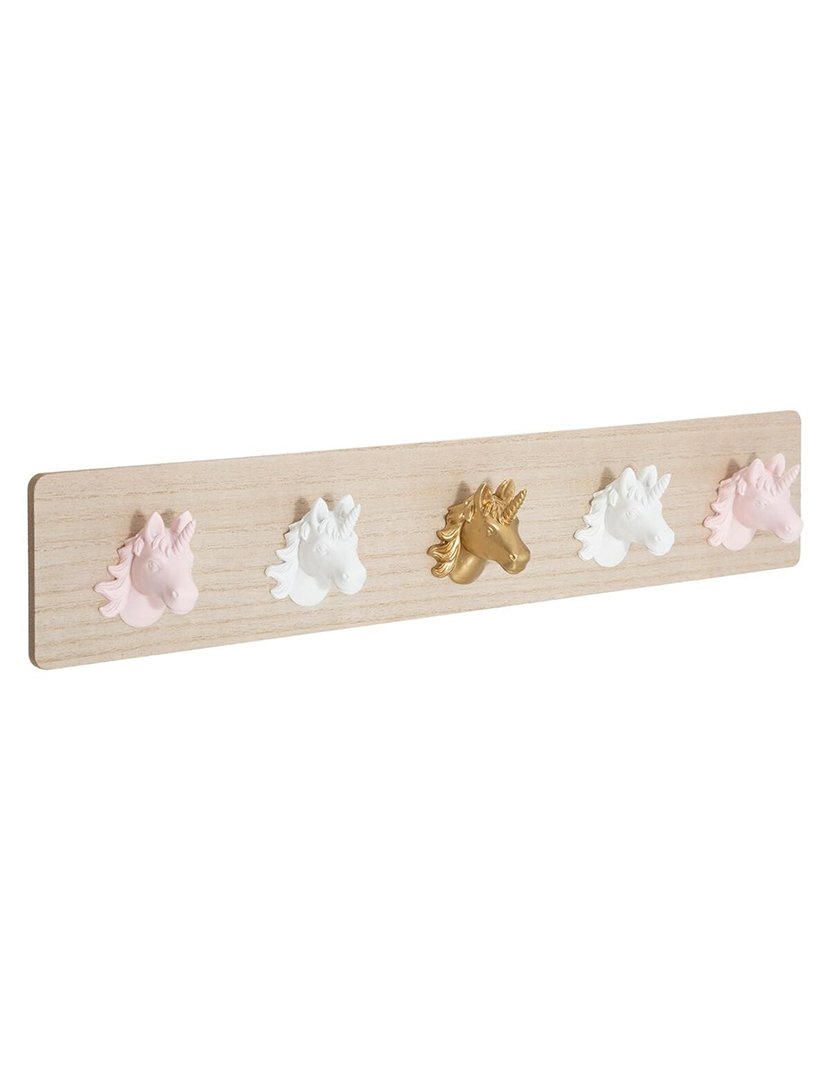 Bengaleiro infantil em formato de unicórnio 5 ganchos