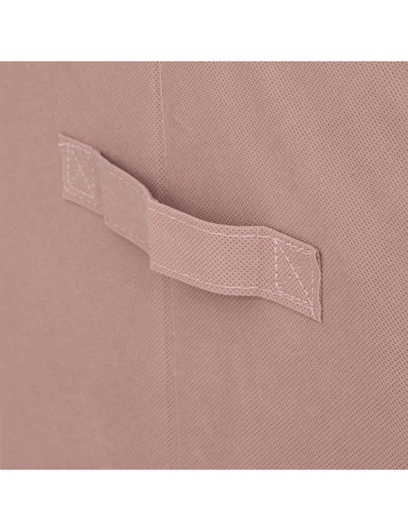 Caixa organizadora infantil "Doe" rosa 29x29