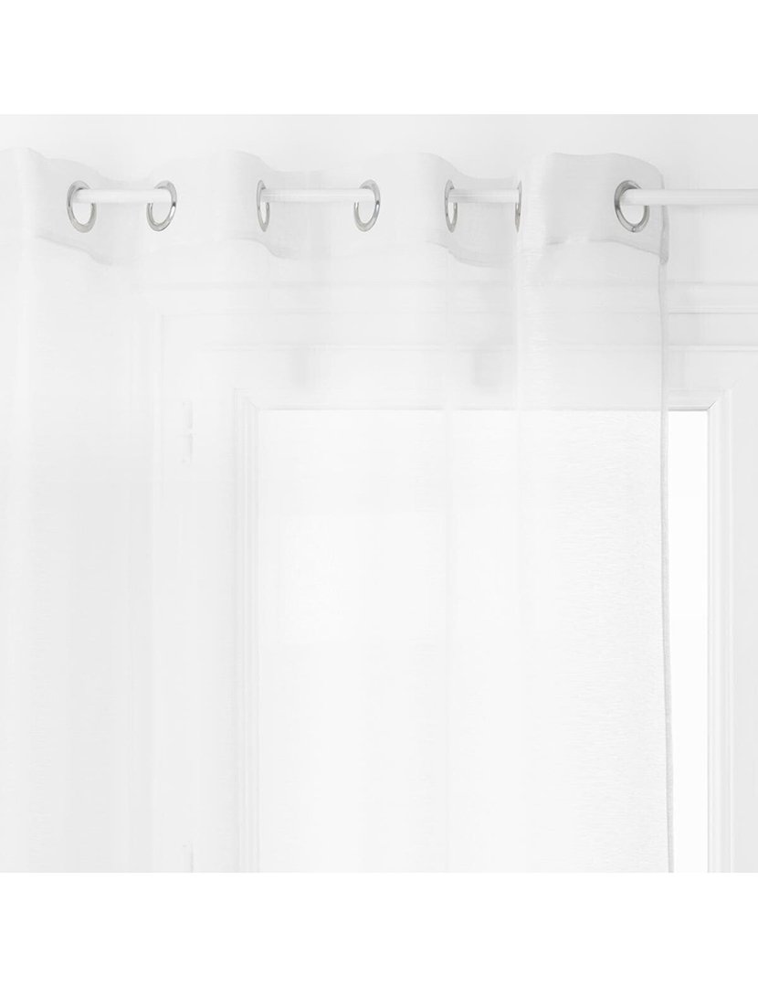 sheer white curtain "moly" 135x240