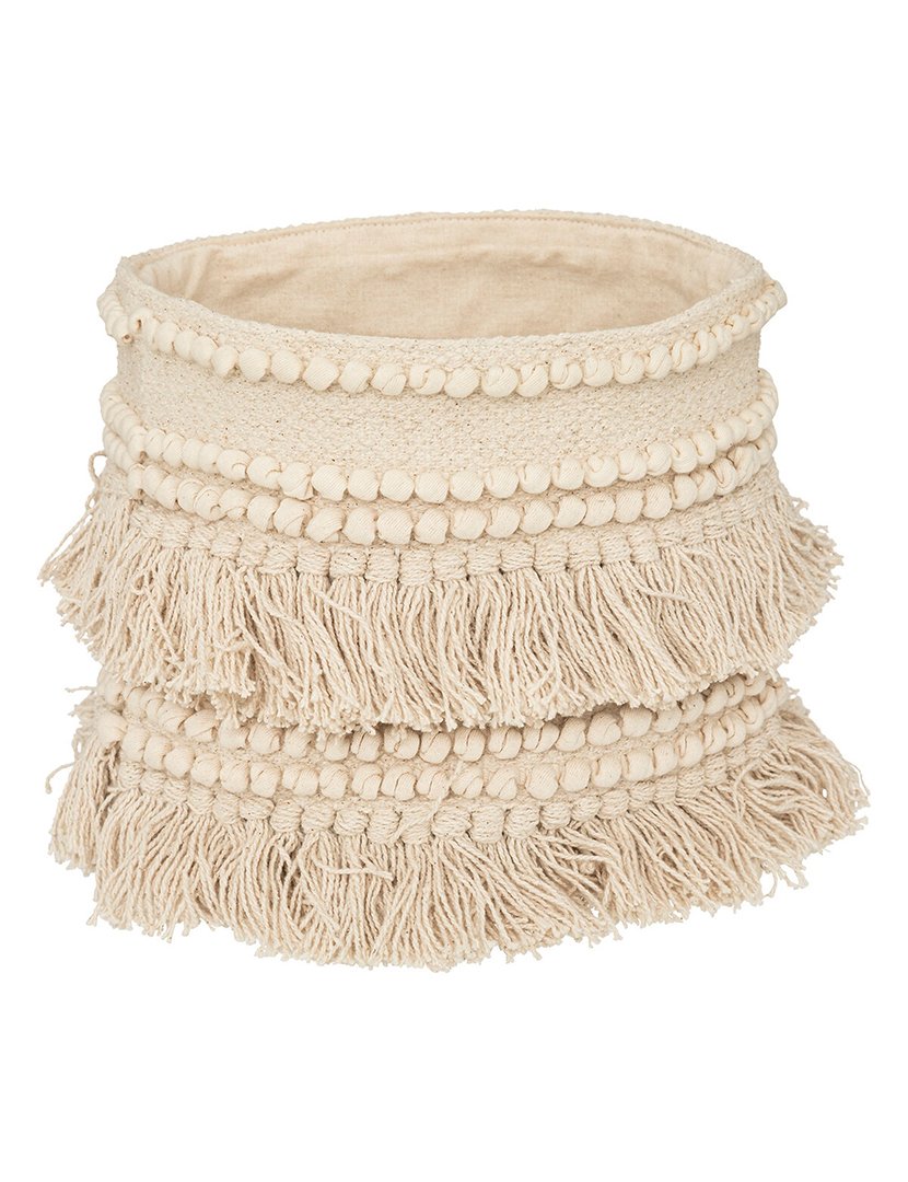 Conjunto de 2 cestos "vista para o mar" algodão reciclado