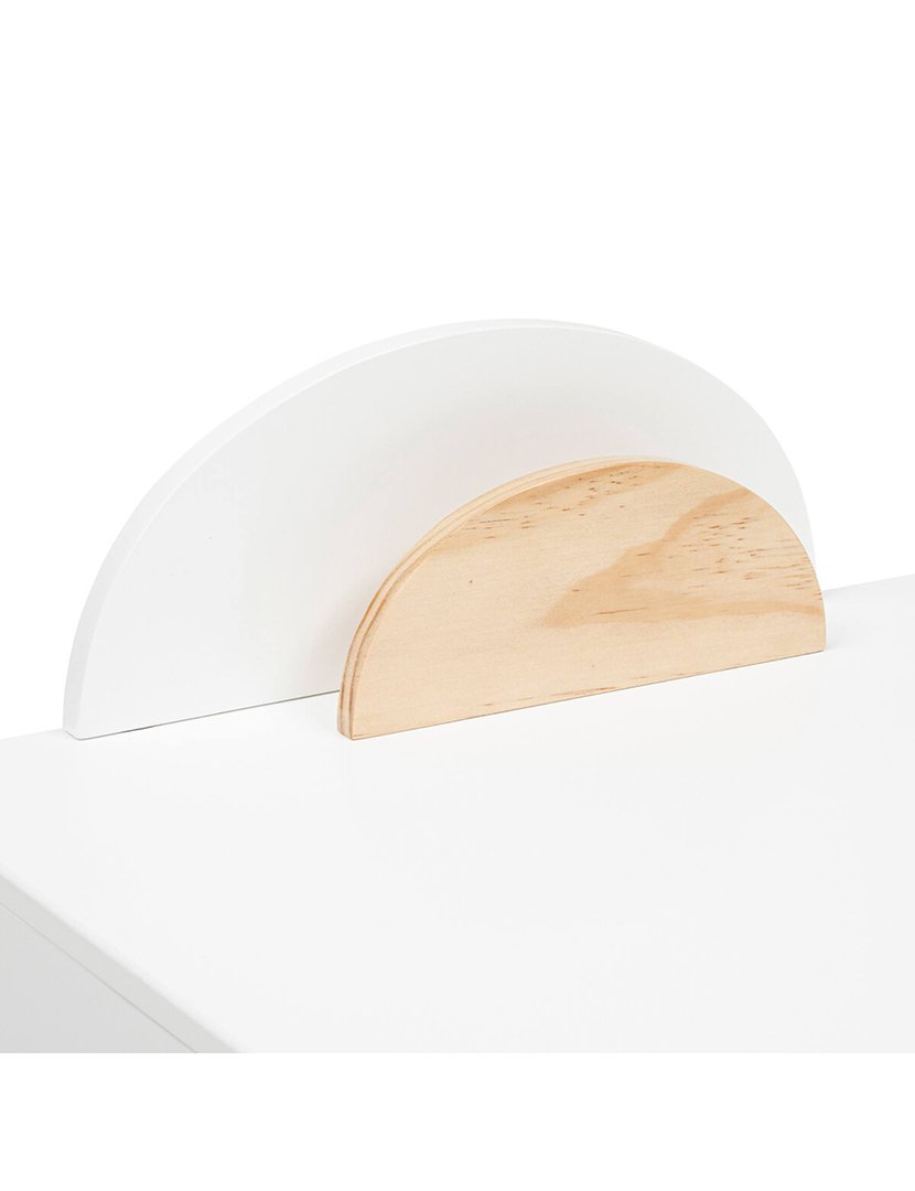 Escrivaninha infantil em madeira branca