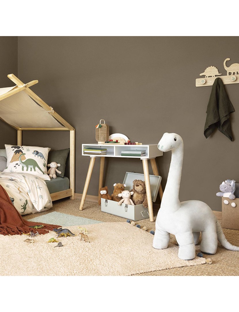 Escrivaninha infantil em madeira branca