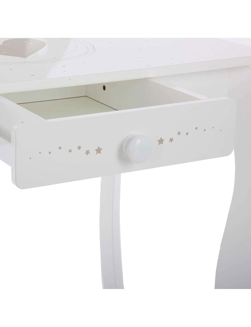 Penteadeira com espelho branco