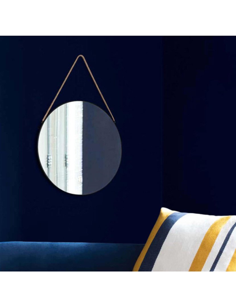 Espelho redondo Design vintage Metal
