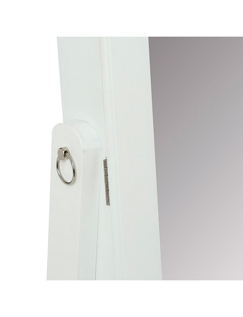 Armário de jóias com espelho branco 145.2cm 