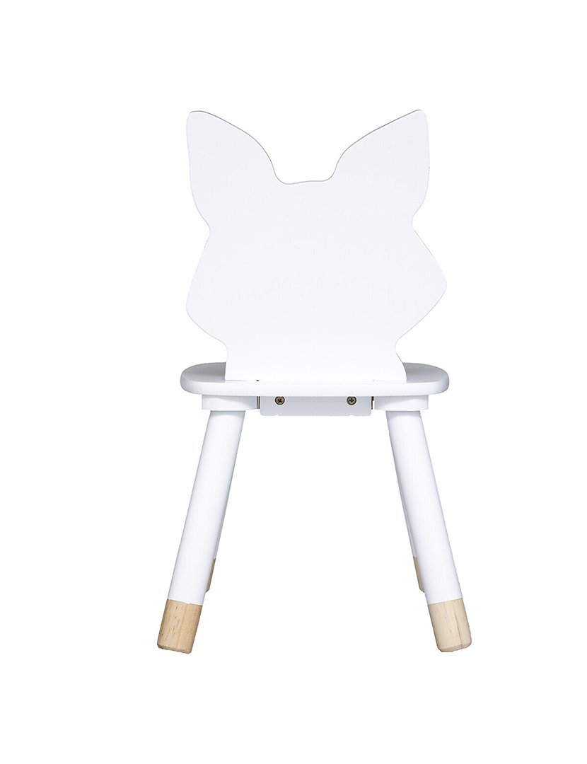 Cadeira infantil em formato de raposa