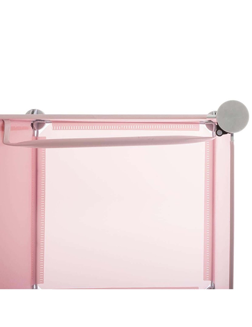 Armário infantil rosa 65x31.5x125cm