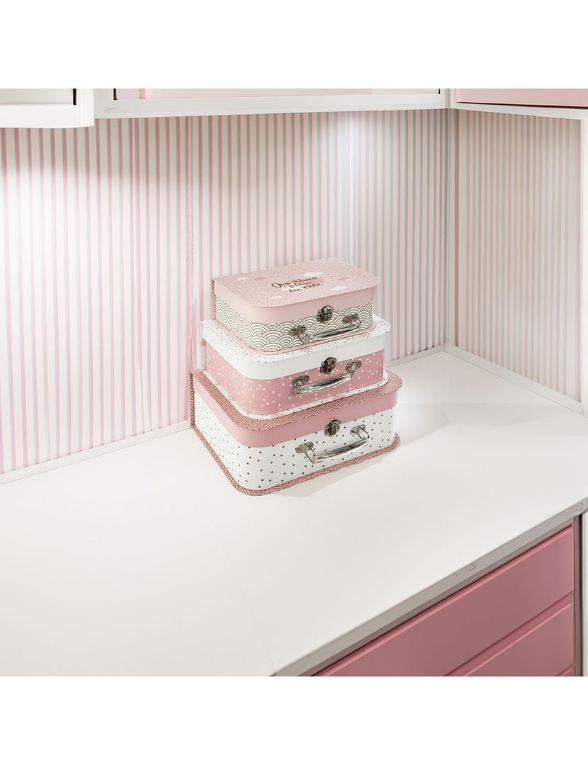 Conjunto de 3 malas infantis