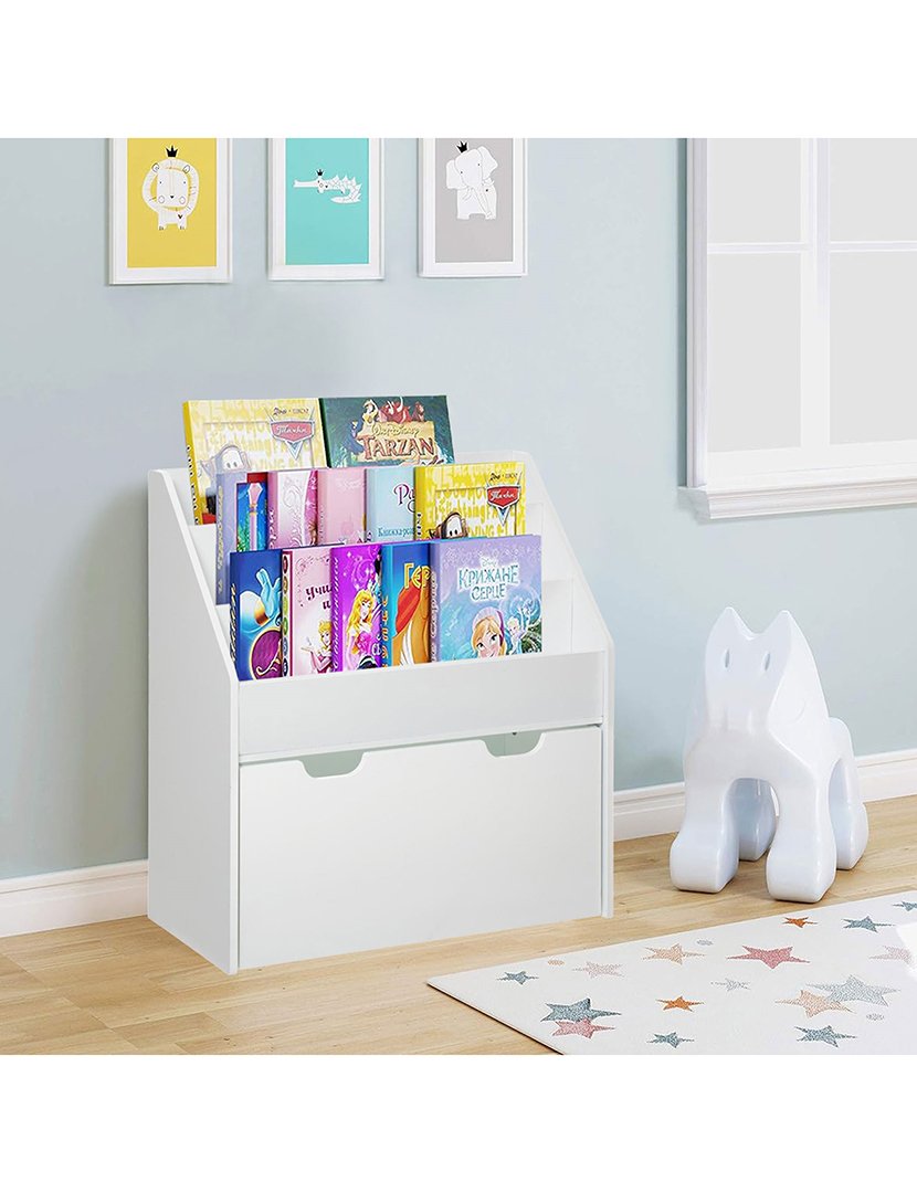 Estante infantil com rodas 62.7x30x70cm