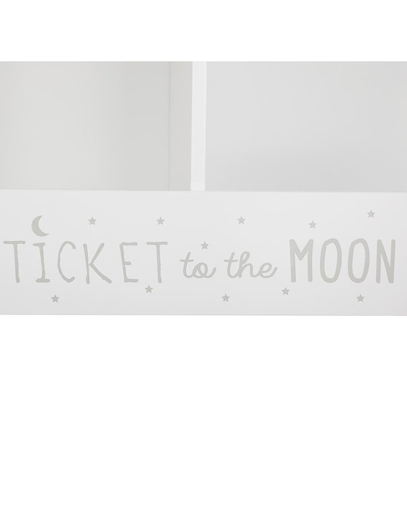 Móvel de armazenamento infantil 2 compartimentos