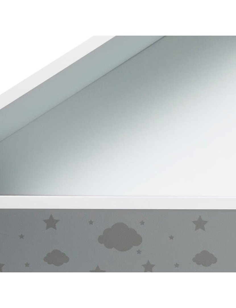 Móvel de armazenamento infantil 2 compartimentos