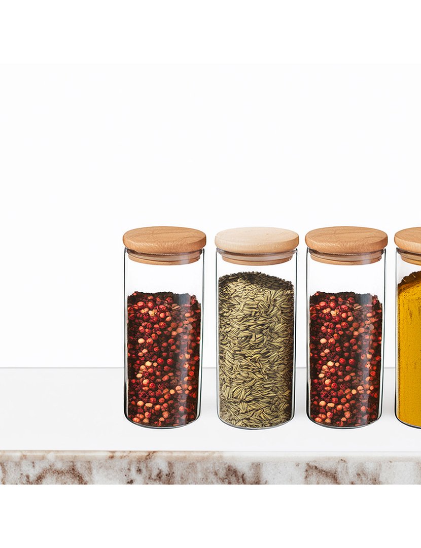 Pote - frasco de vidro 1.3L