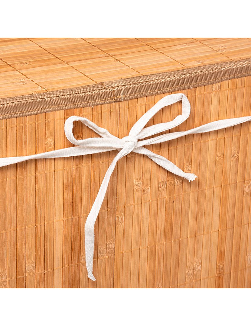 Cesto Roupa Bambú Natural