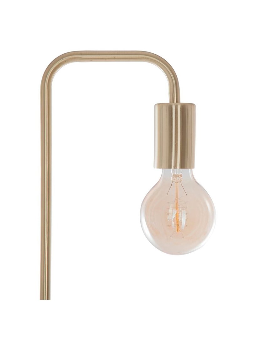 Candeeiro de chão em metal dourado 150cm