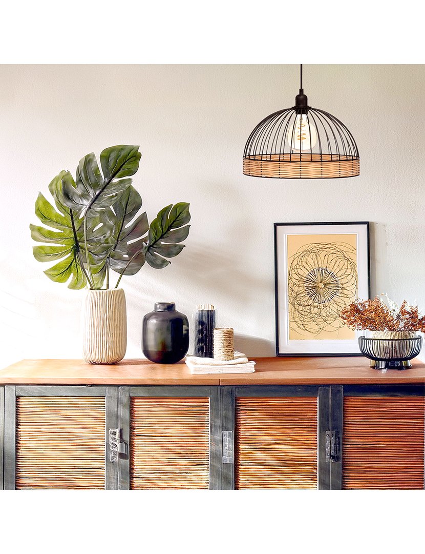 Candeeiro de teto de metal