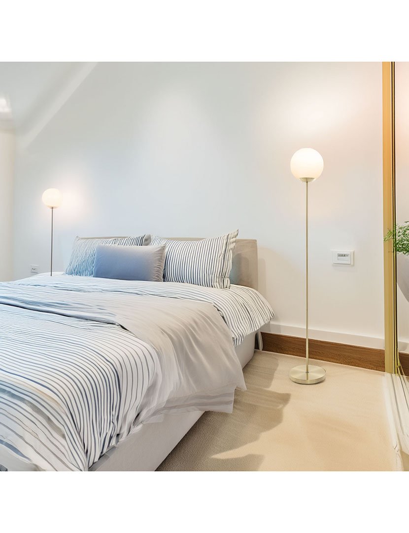 Candeeiro de chão Ball Dris 134cm