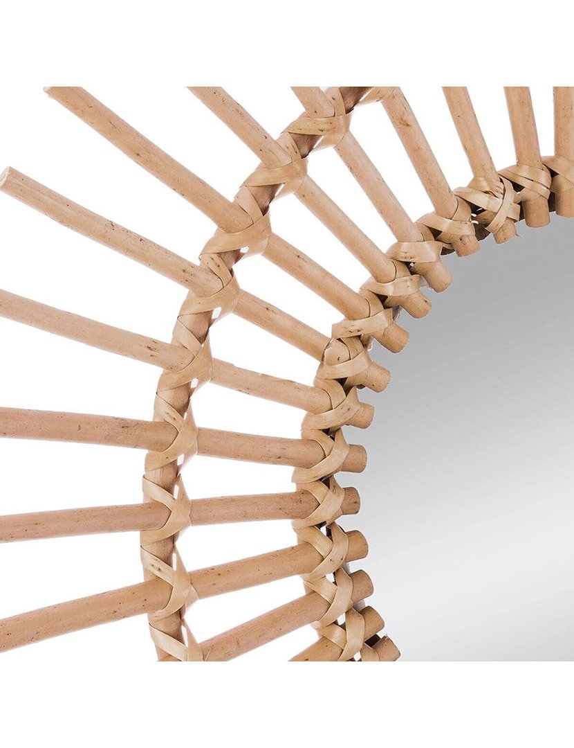 Espelho de vime 'sol'