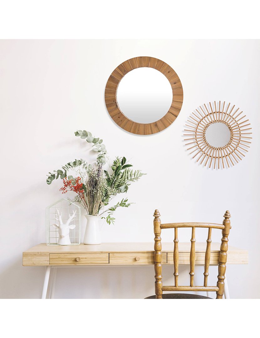 Espelho de vime 'sol'