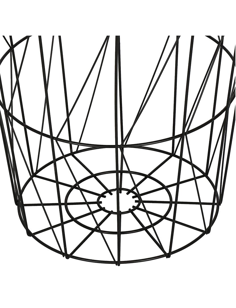 Mesa de centro preto 'kumi' ø47x57cm