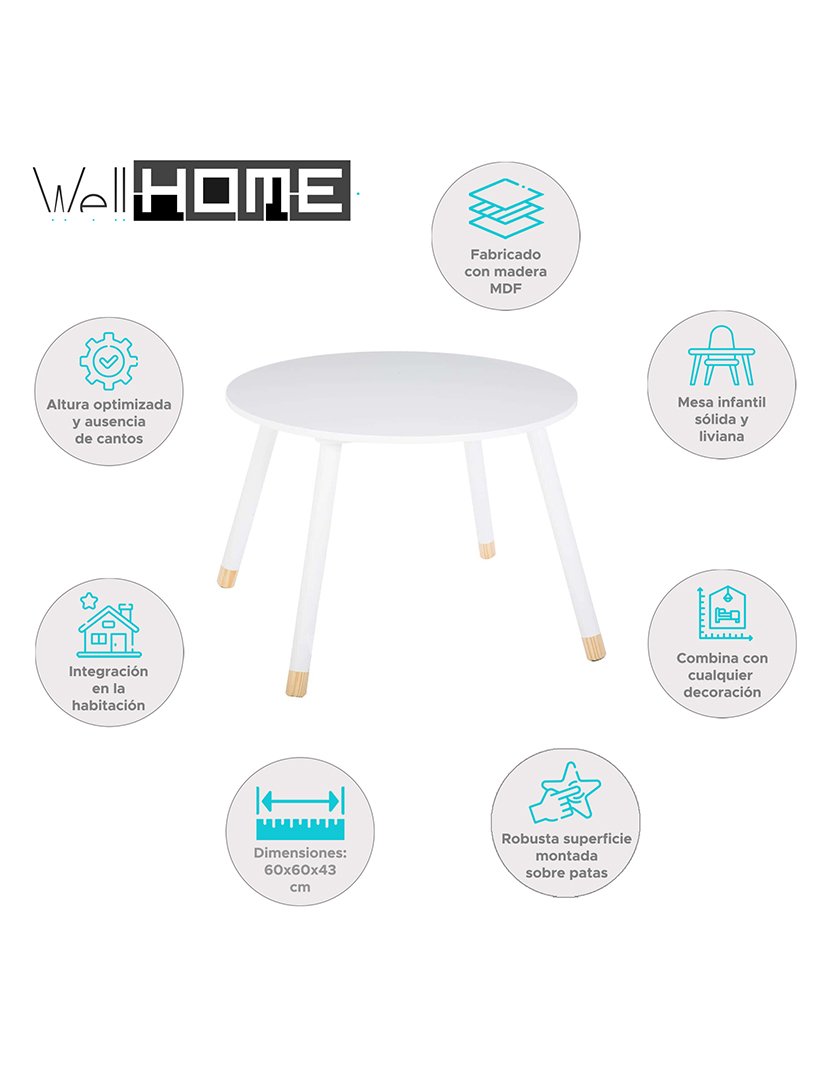 Mesa branca "doçura"