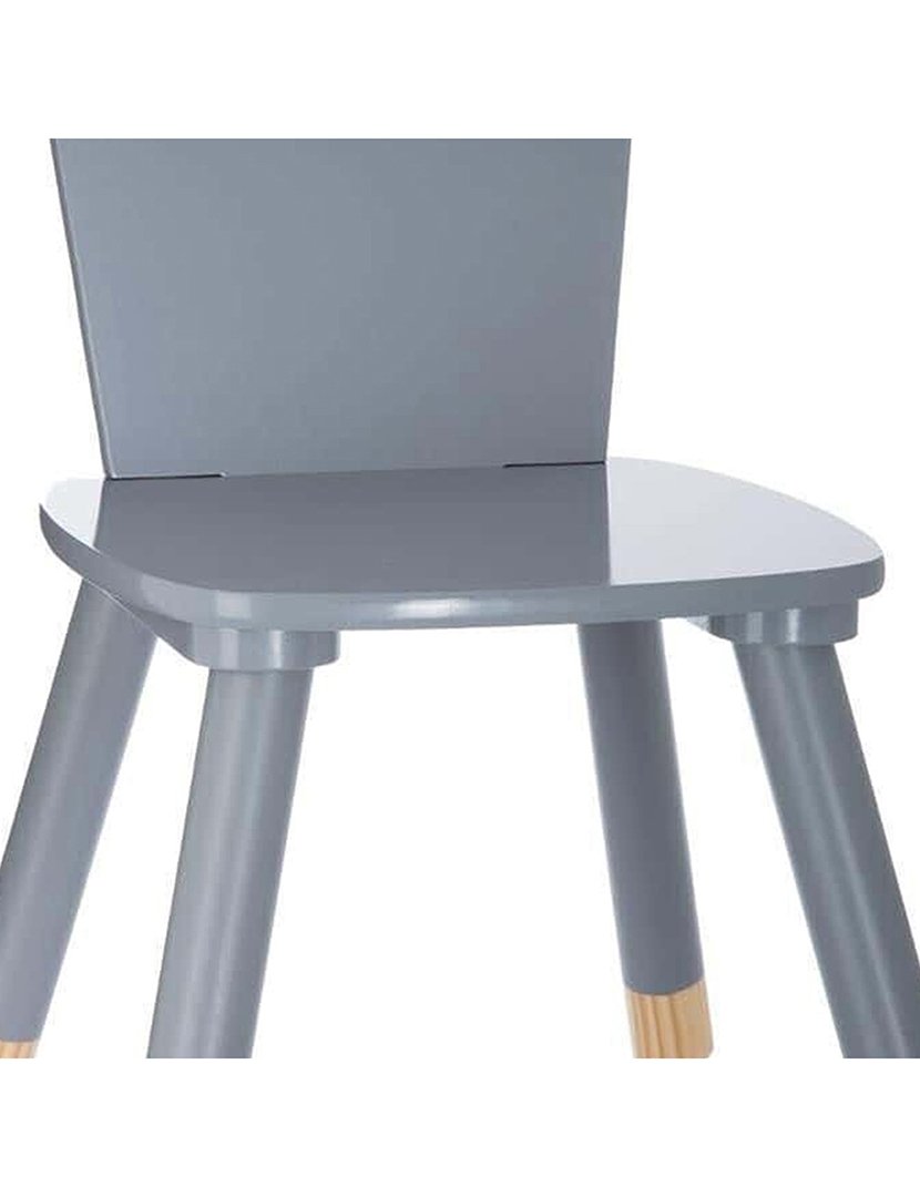 Cadeira infantil cinza