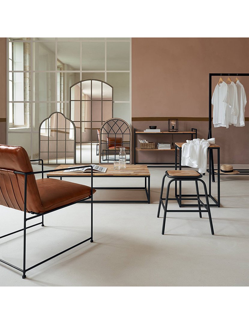 Mesa de centro castanha 115x65x32.5