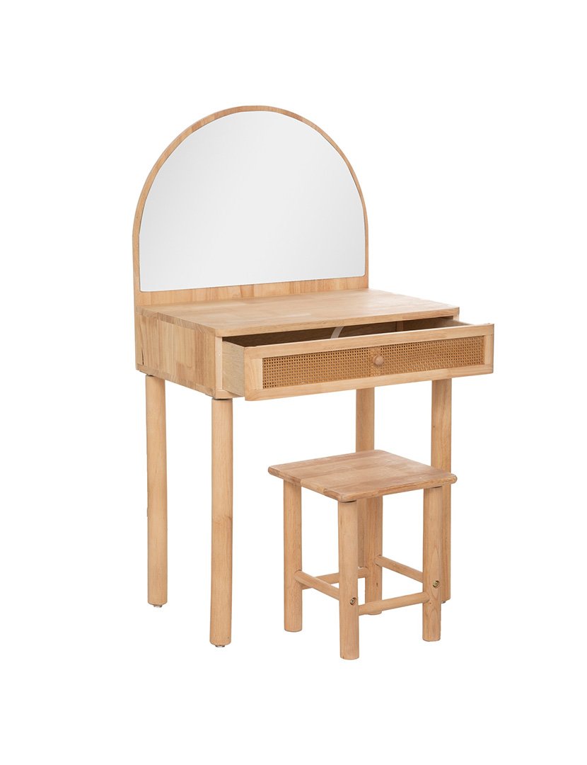 Toucador com banco rústico