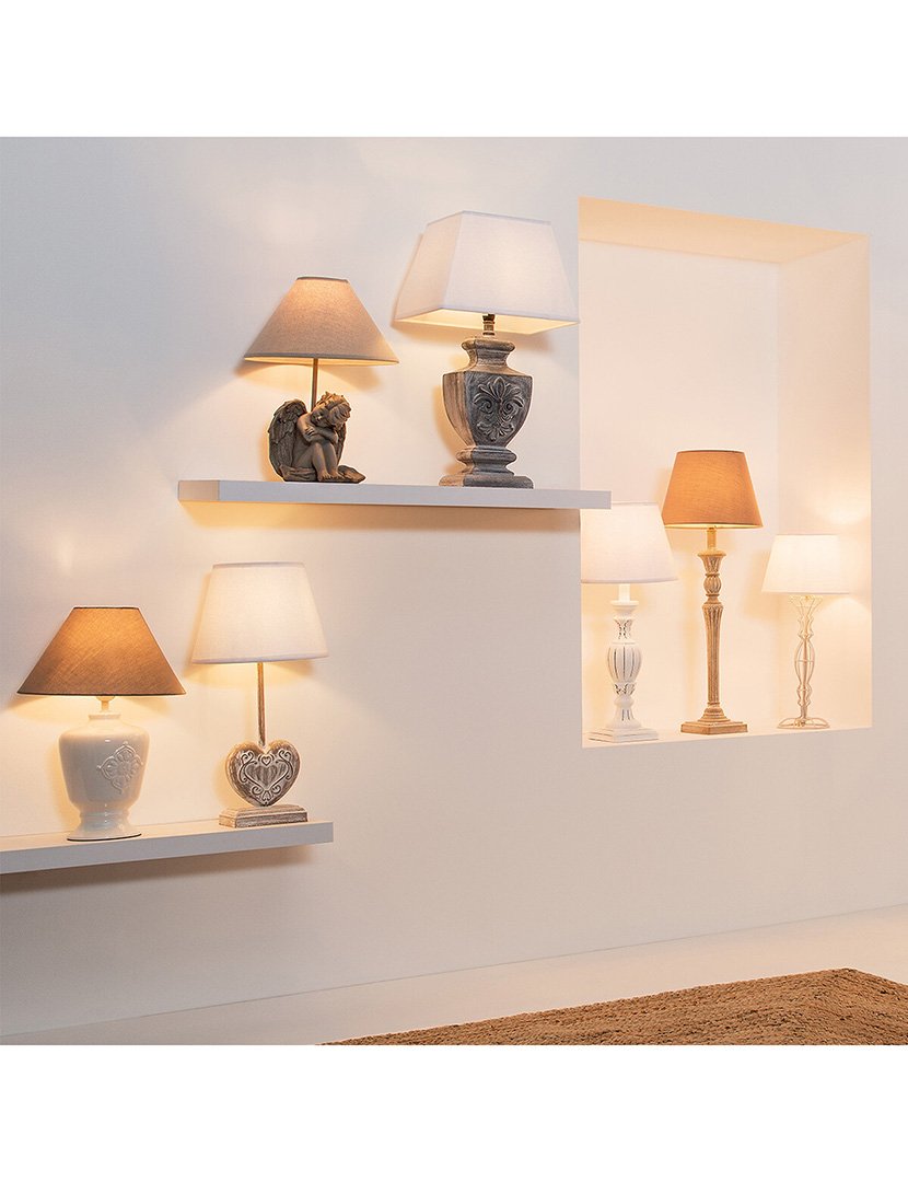 Candeeiro de chão "Renzo" branco