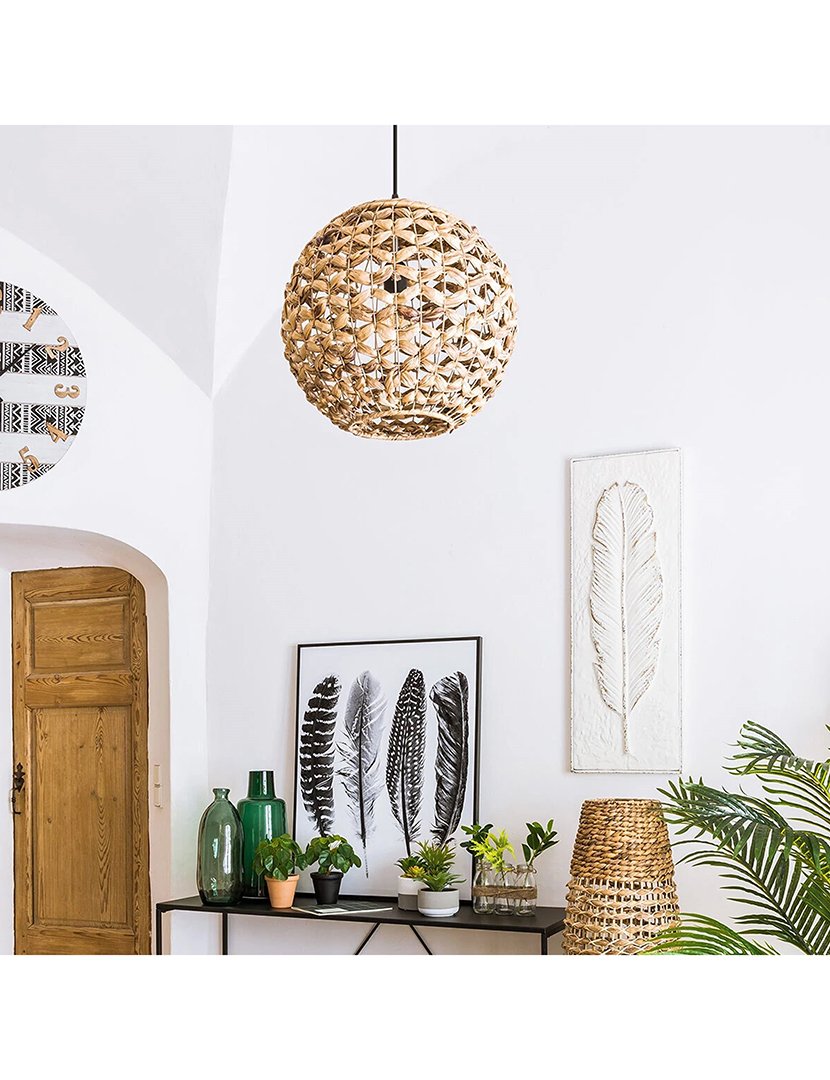 Candeeiro de teto Jacinthe Natural Sand