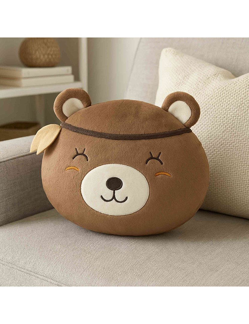 Almofada cabeça de urso