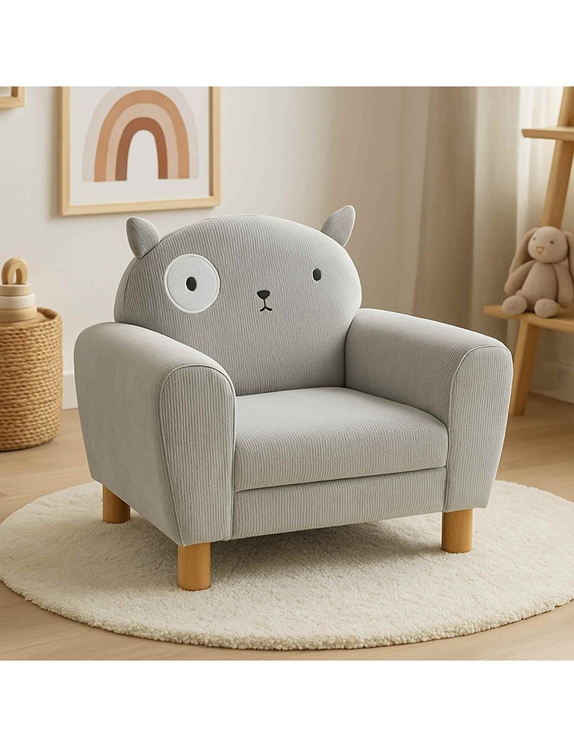 Poltrona infantil em formato de gato