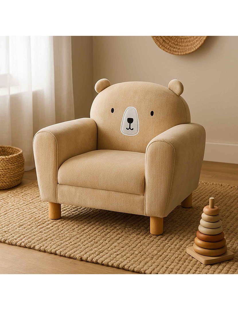 Poltrona infantil em formato de urso