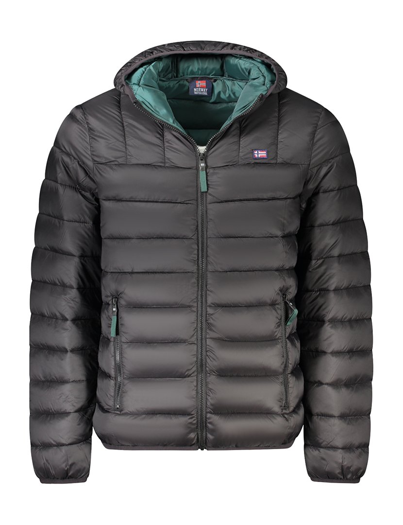 Casaco com capuz Masculino Preto