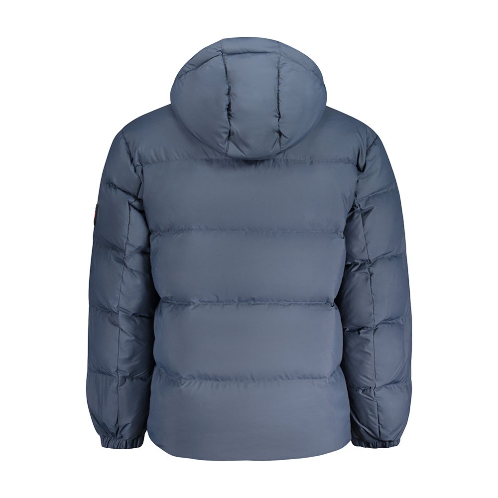 Casaco Acolchoado com Capuz Homem Azul